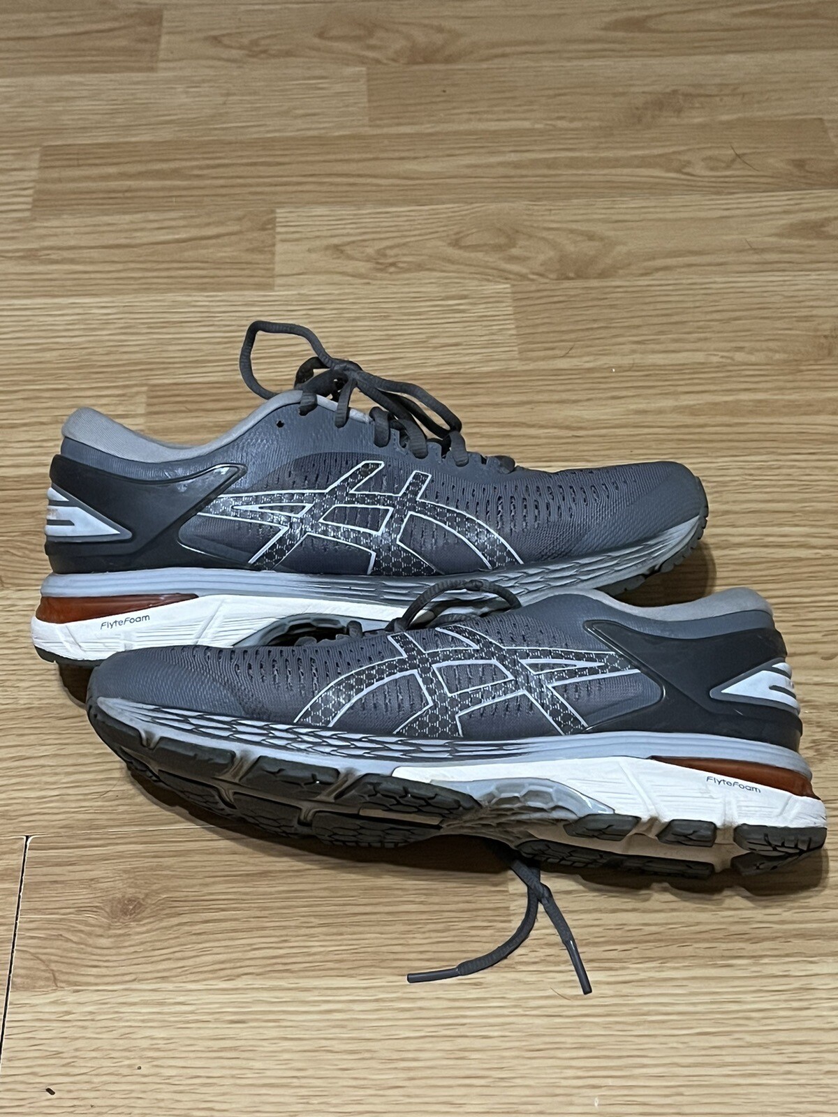 ASICS GelKayano 25 Running Womens Grey Sneakers Shoes 1012A026-020 Sz 8