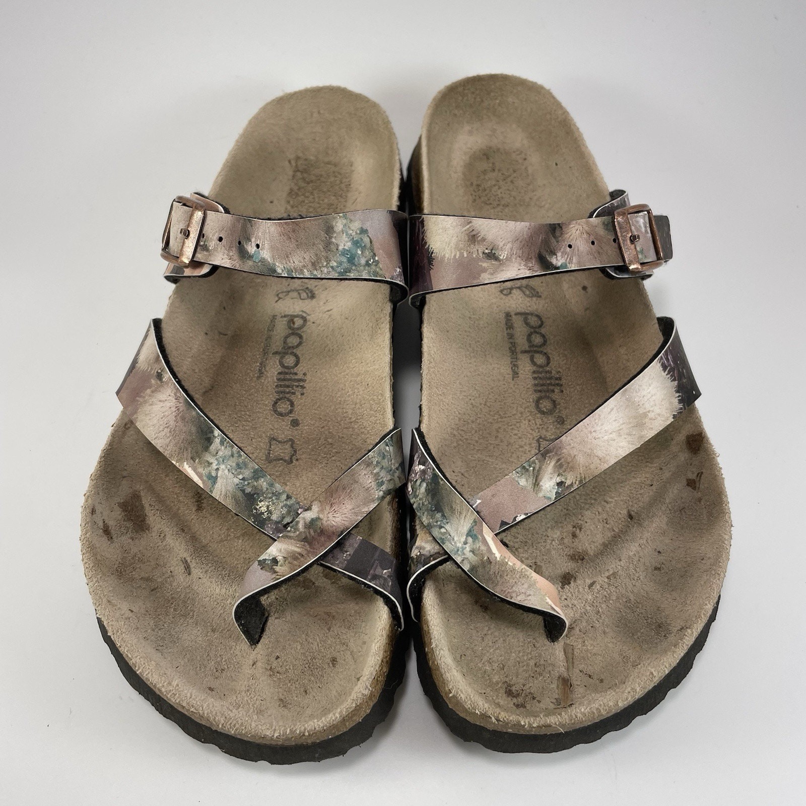 Papillio Birkenstock Tabora Mayari Sandals Crystal Lilac Womens 38/ 7-7.5
