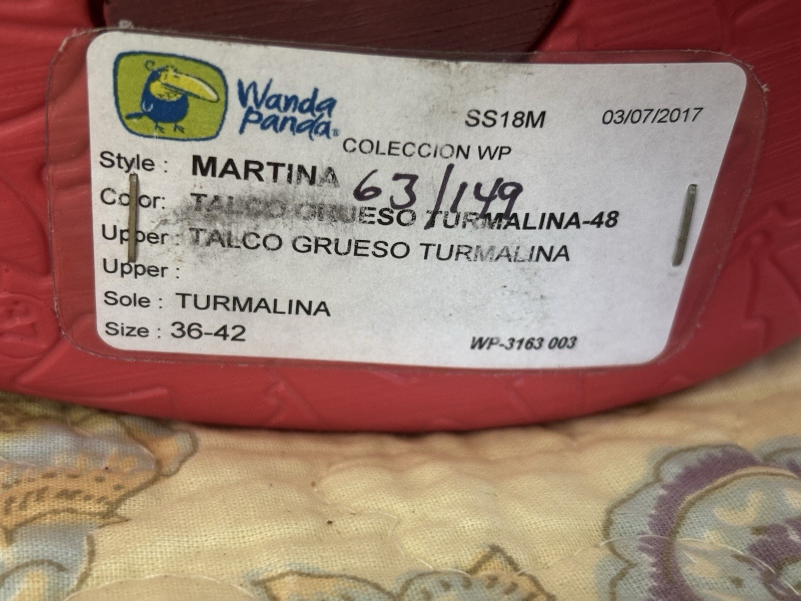 Wanda Panda “Martina” Wedges-NWOB-Size 37