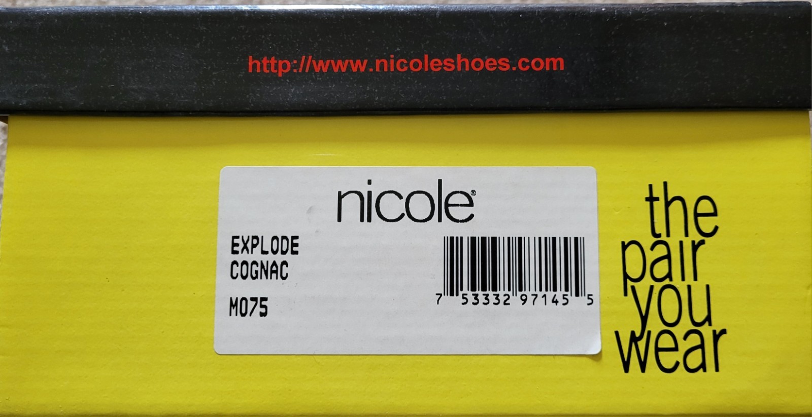 Nicole Women’s Brazilian Leather Brown Cognac Slip on Shoes Casual Workwear 7.5M