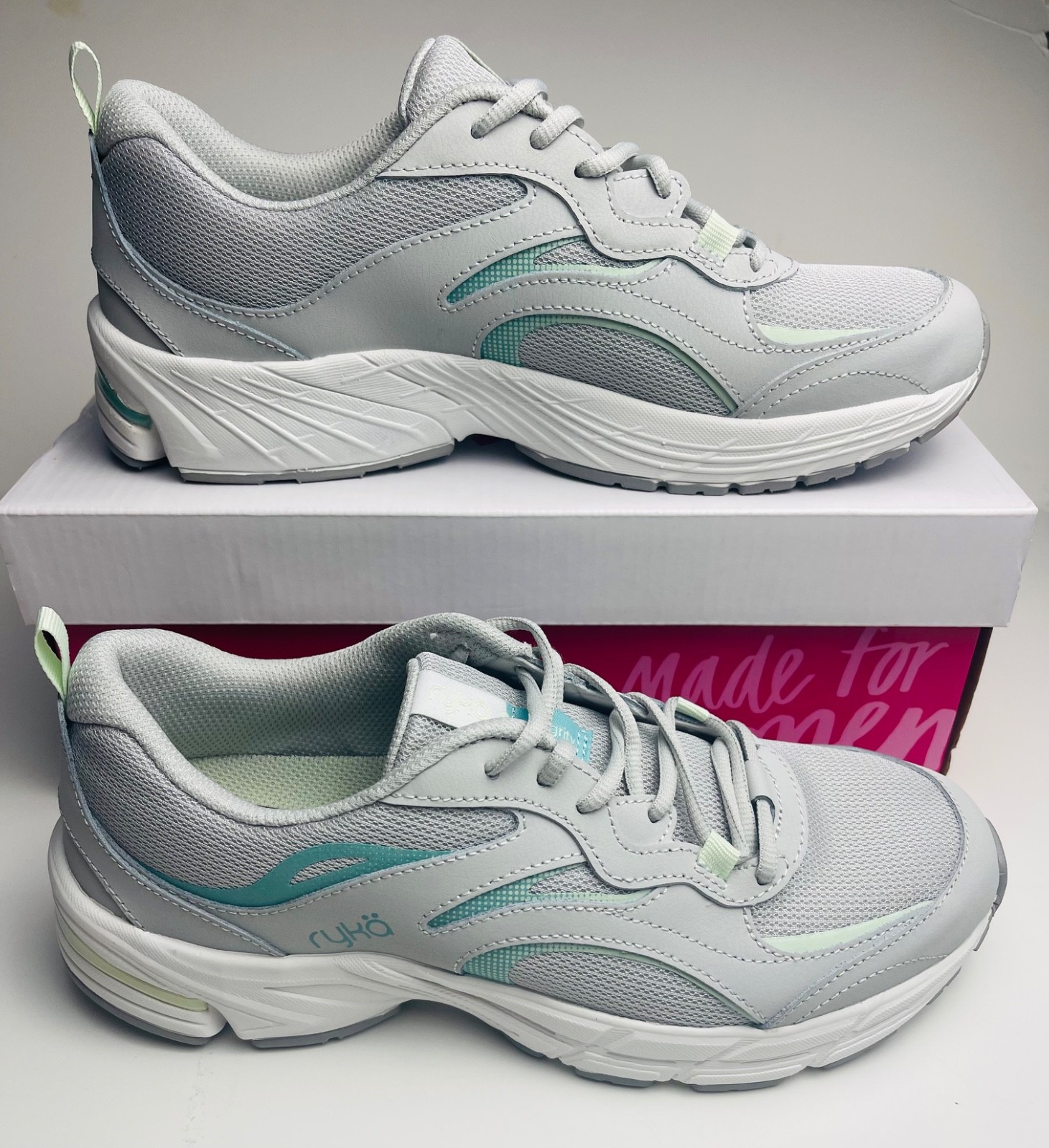 Women’s RYKA Integrity Lightweight Mesh Walking Shoe Sneaker 7.5m 9m 10m Gray