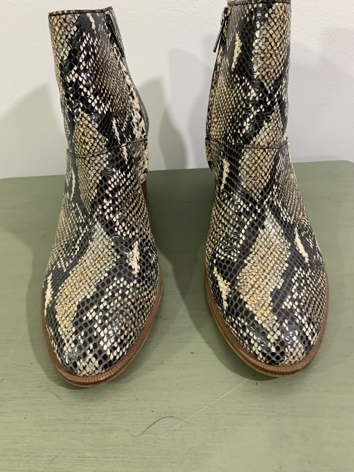 Madewell Boots Snakeskin Western 9.5