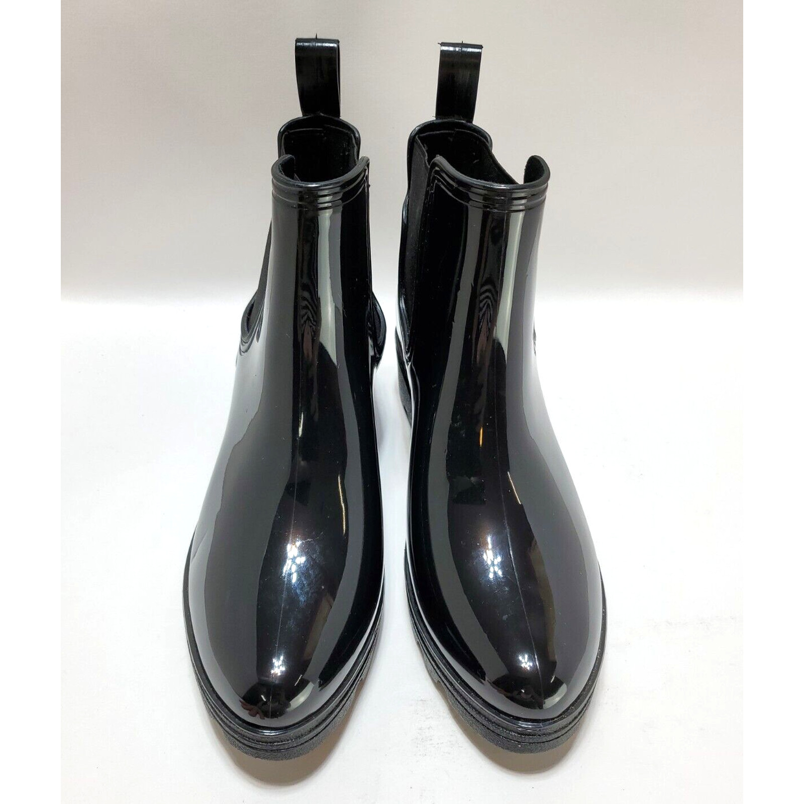 Capelli New York Boots Womens 10 Ankle Shiny Jelly Rain Winter Fall Shoes