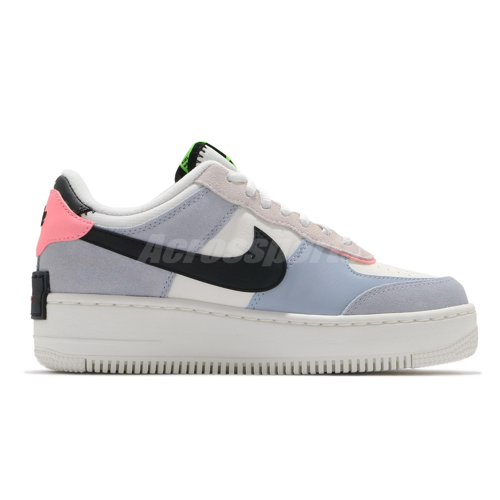 Nike Wmns AF1 Shadow Sunset Pulse Sail Black Pink Women Air Force 1 CU8591-101
