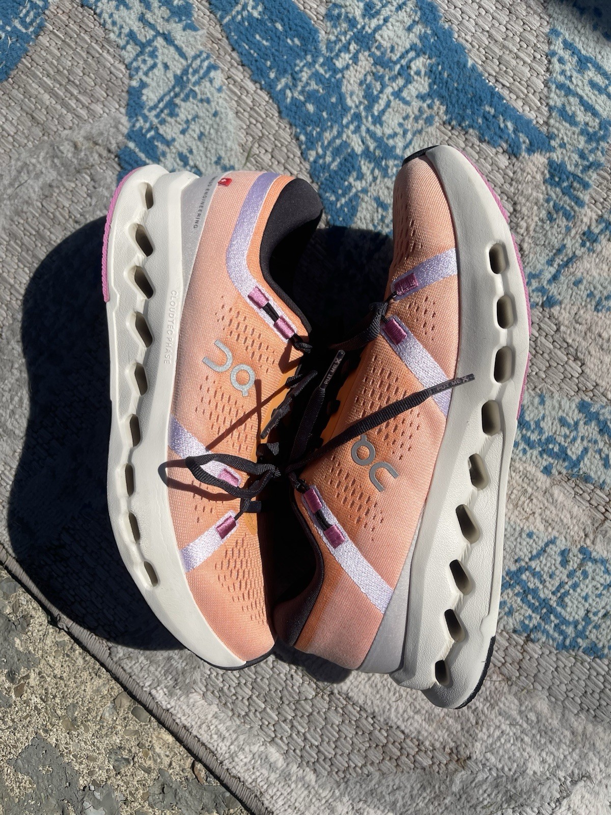 ON Cloudsurfer 2 Womens Size 9 Medium Width Tangerine Ivory