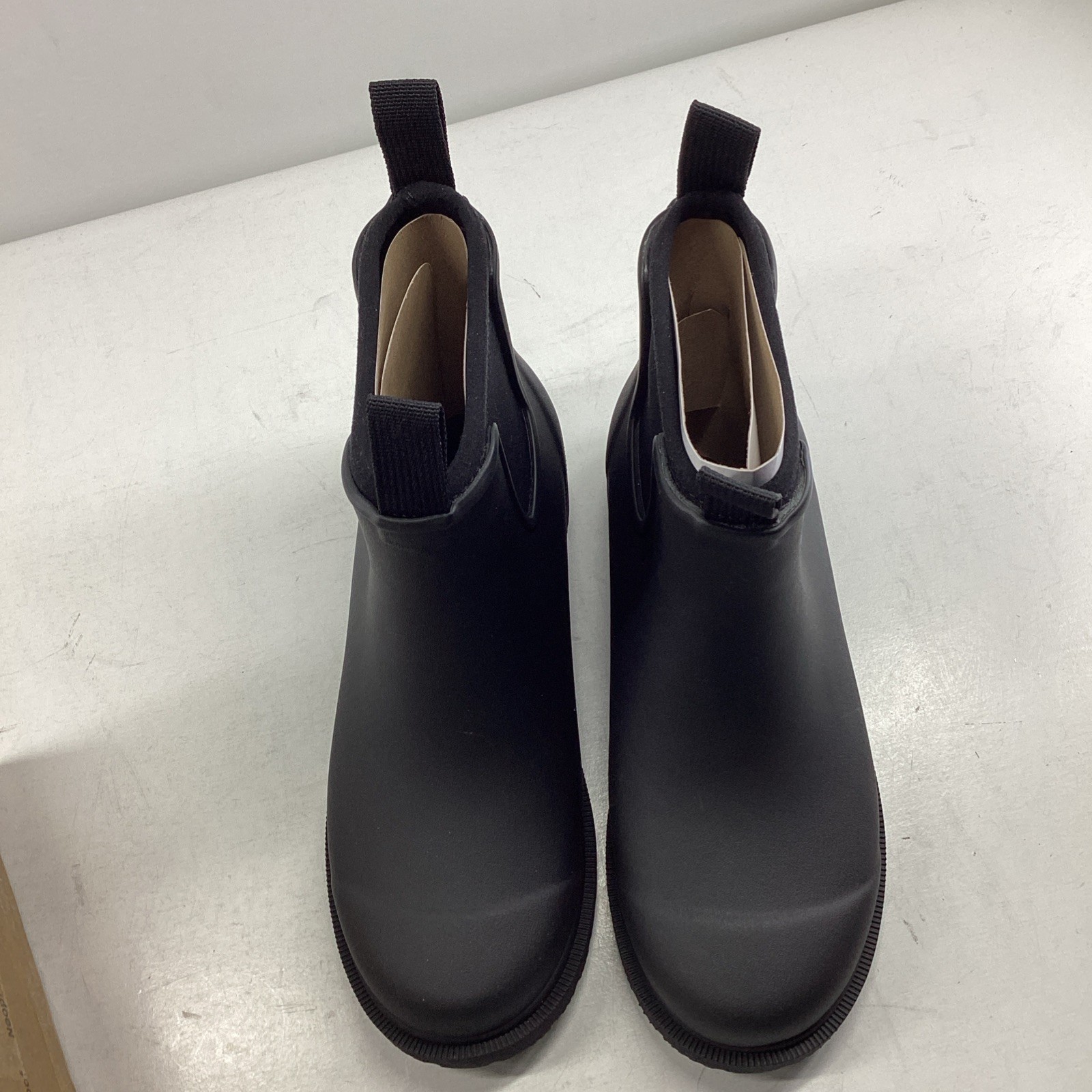 Merry People Bobbi Ankle Rain Boots Black US M9 W10