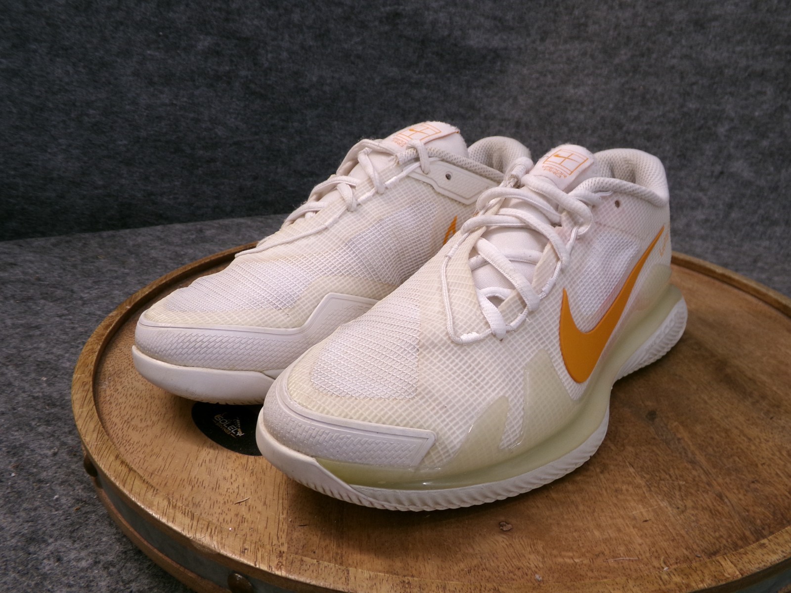 Nike Zoom Vapor Pro HC Women Size 7.5 White Pickleball Tennis Shoes CZ0222-110
