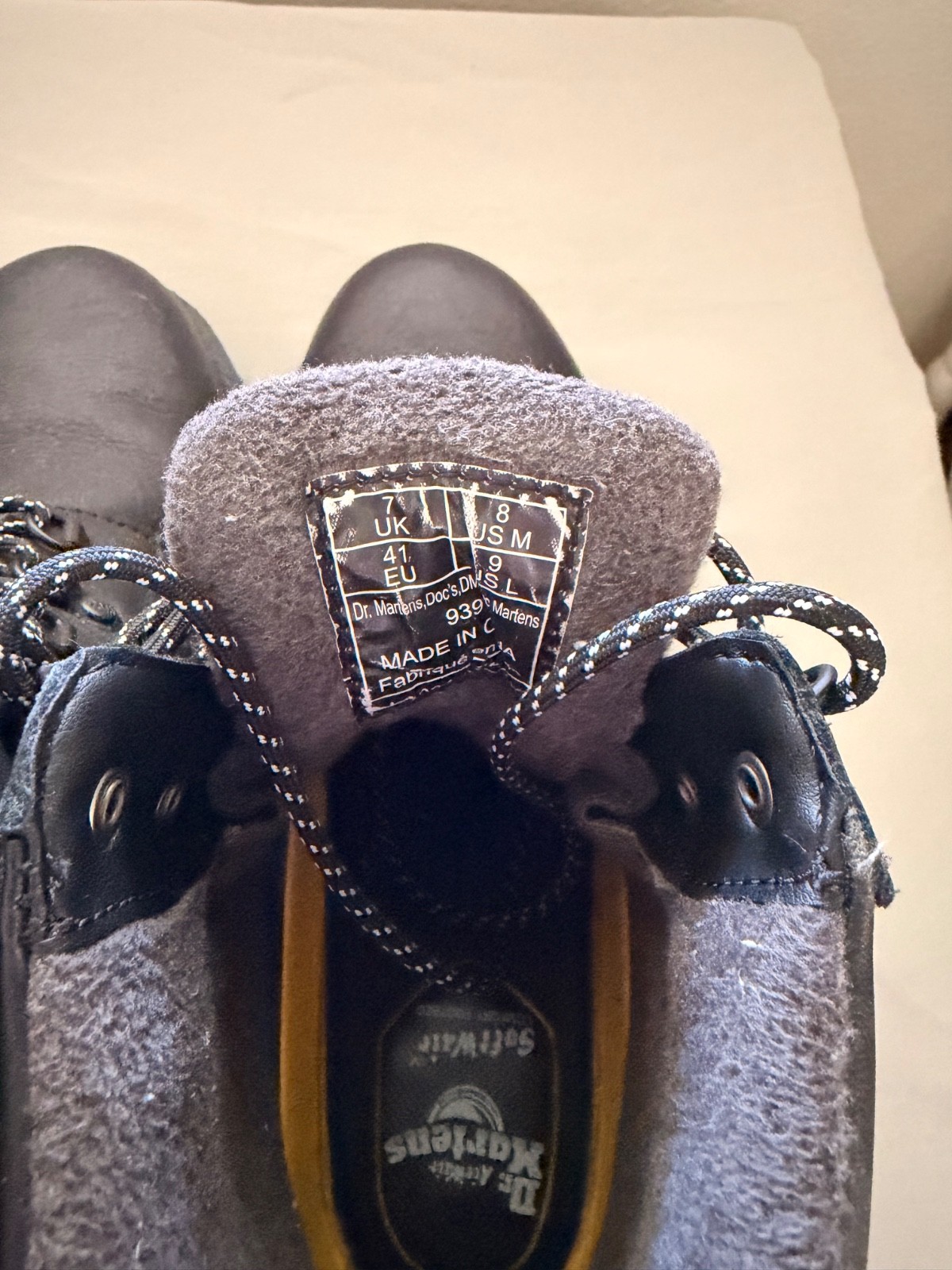 Doc Martens Black Trinity Waterproof Boots Leather Lace Up