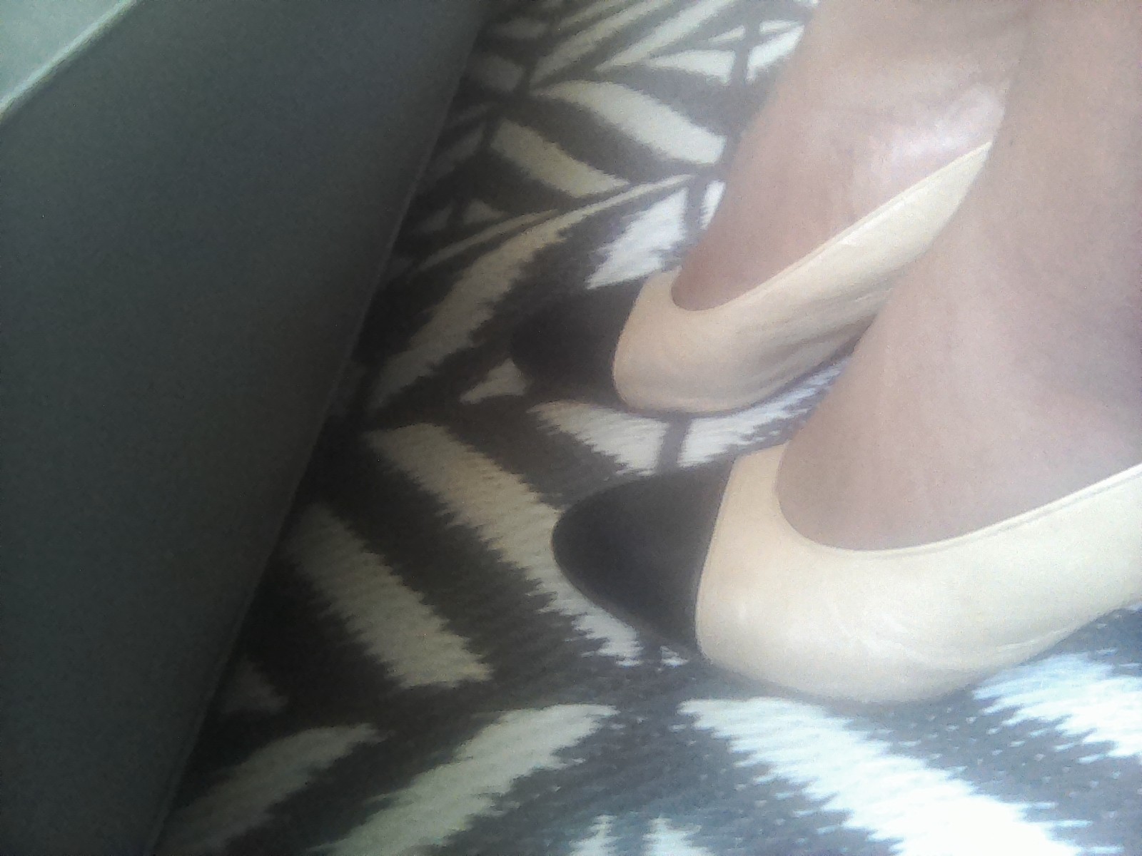 Authentic Chanel Tan & Navy Slingback Shoes Make Your Best Reasonable Offers