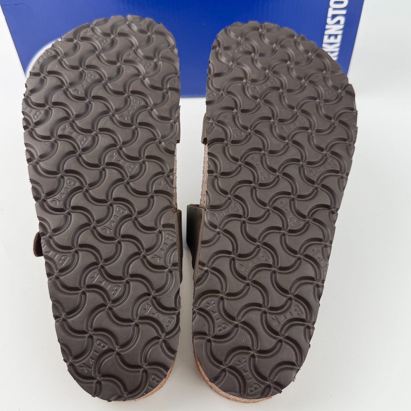 Birkenstock Mayari Birko-Flor Women’s Mocha Leather Wide Sandals Select Size