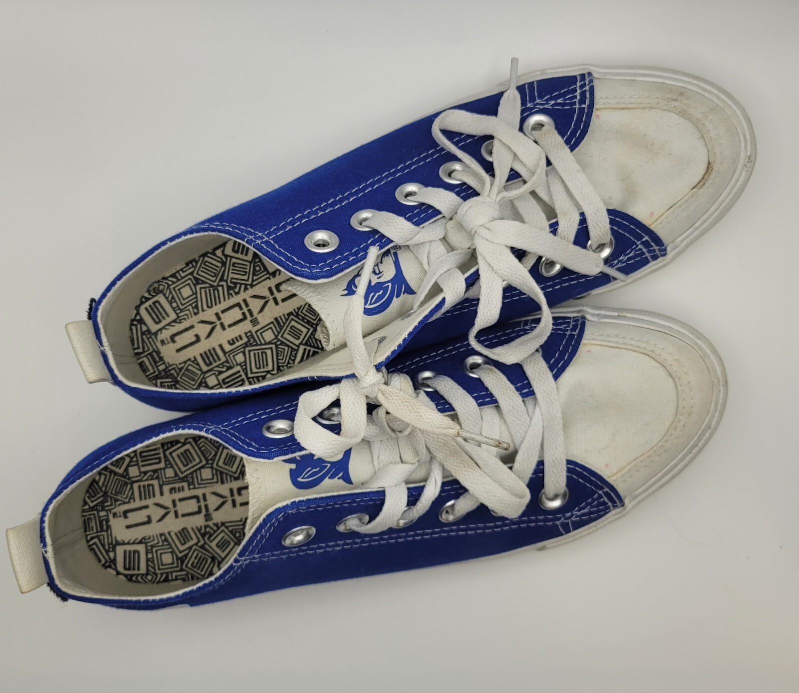 SKICKS Duke Blue Devils Unisex Low Top Sneaker Sz Women 7M