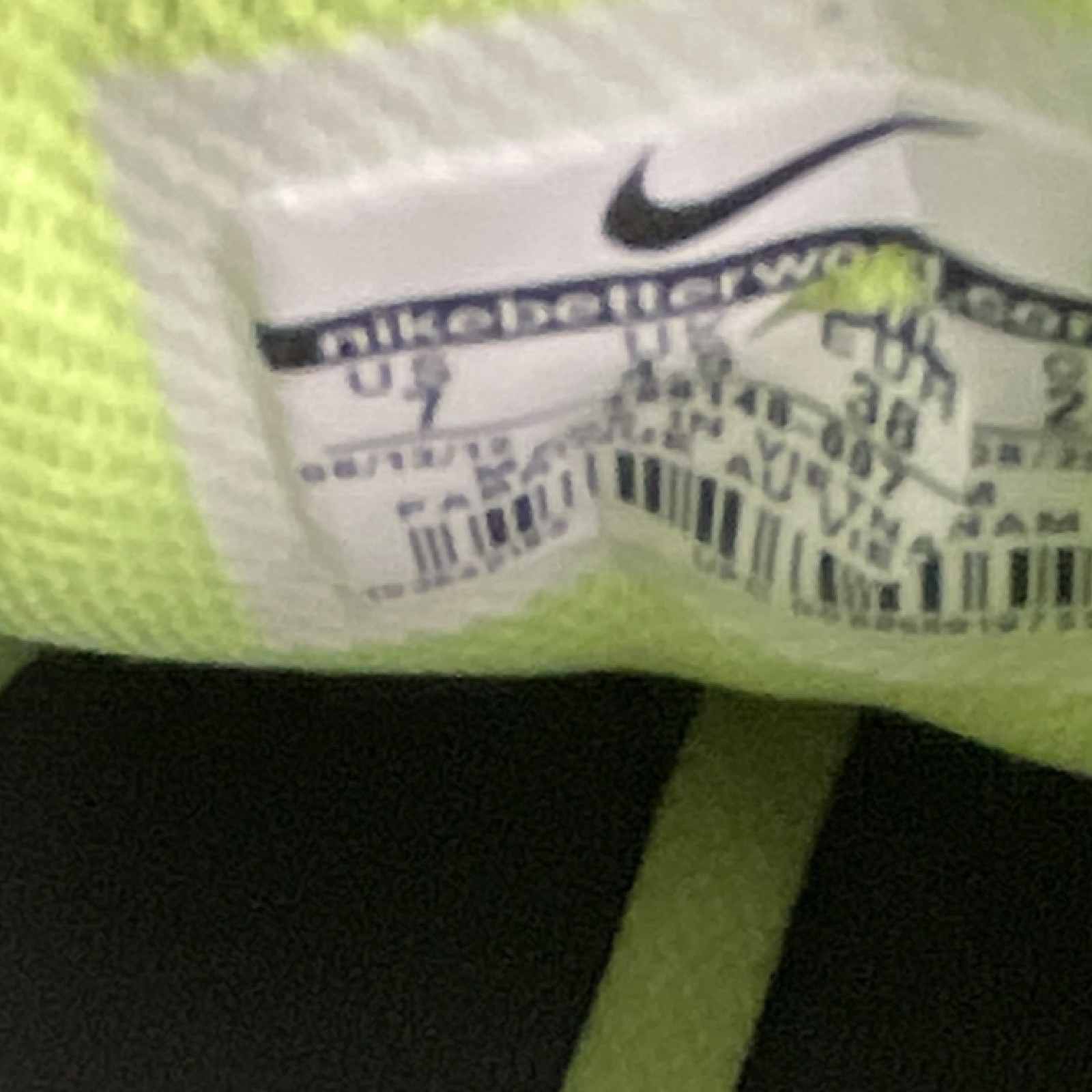Nike Revolution Low Top Athletic Sneakers Lace-Up Gray Neon Yellow Pink Size 7