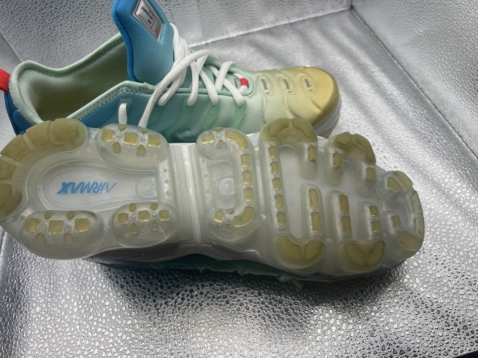 Nike Air VaporMax Plus Mint Foam Laser Blue WOMEN’S 8