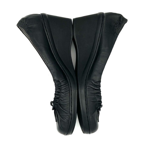 Steve Madden Randii Ballet Wedges Women’s Size 10 Retro Y2K Goth Witchy Leather