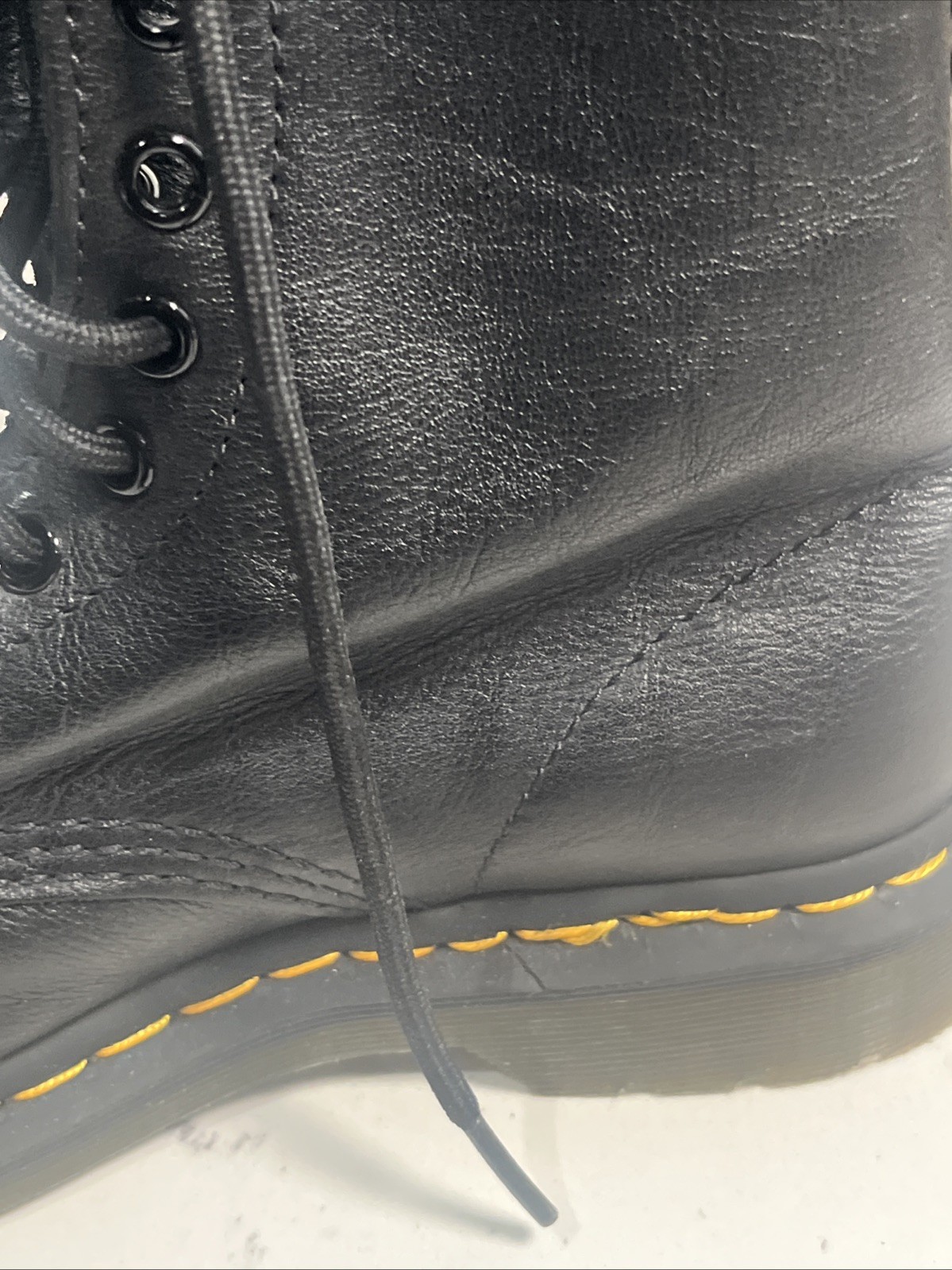 Dr. Martens Pascal 1460 Virginia Leather Boots for Women, Size US 7 – Black -…