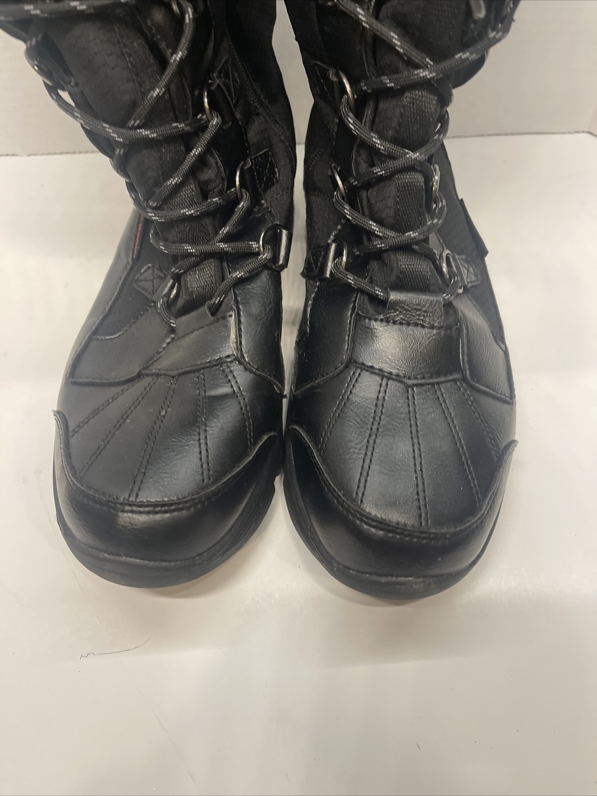 Nortiv 8 Women’s Faux Fur Waterproof Insulated Lace Up Warm Snow Boots Size 10