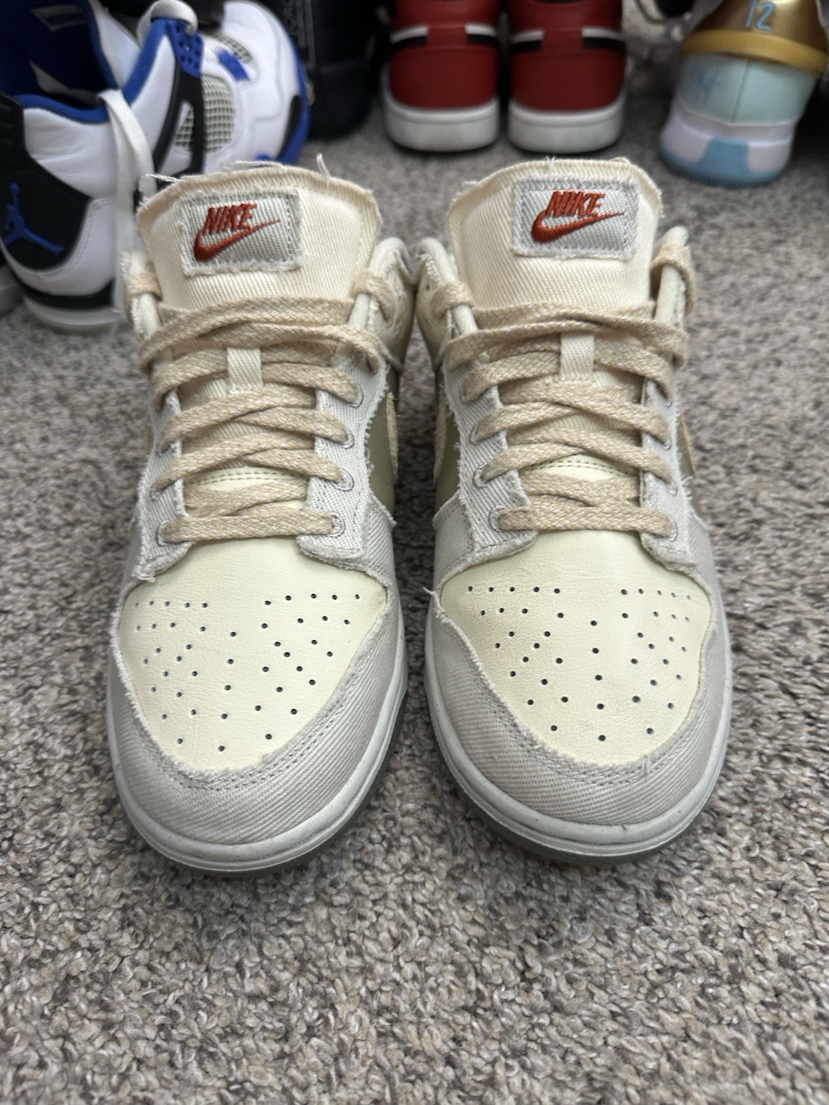 Nike Dunk Low Light Bone Dark Stucco Voodoo Tan Olive Cargo – Size 7.5 Men / 9 W