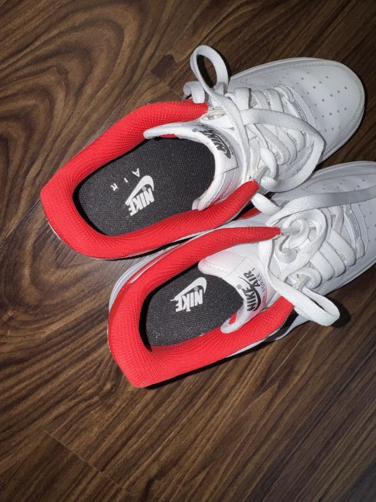 Nike By You Air Force 1 Low Custom White/Red CT7875-994 Women’s Size 6