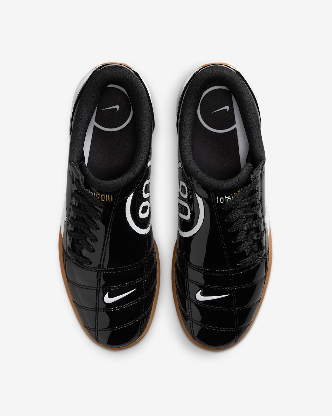 NIKE Women’s Total 90 IB5666-001 Black White Metallic Gold White