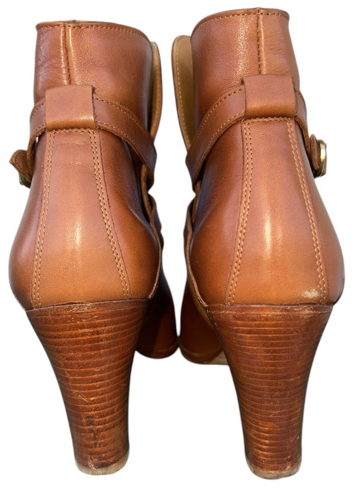 Sézane Montana High Boots – Camel Color Smooth 100% Bovine leather Upper Size 39