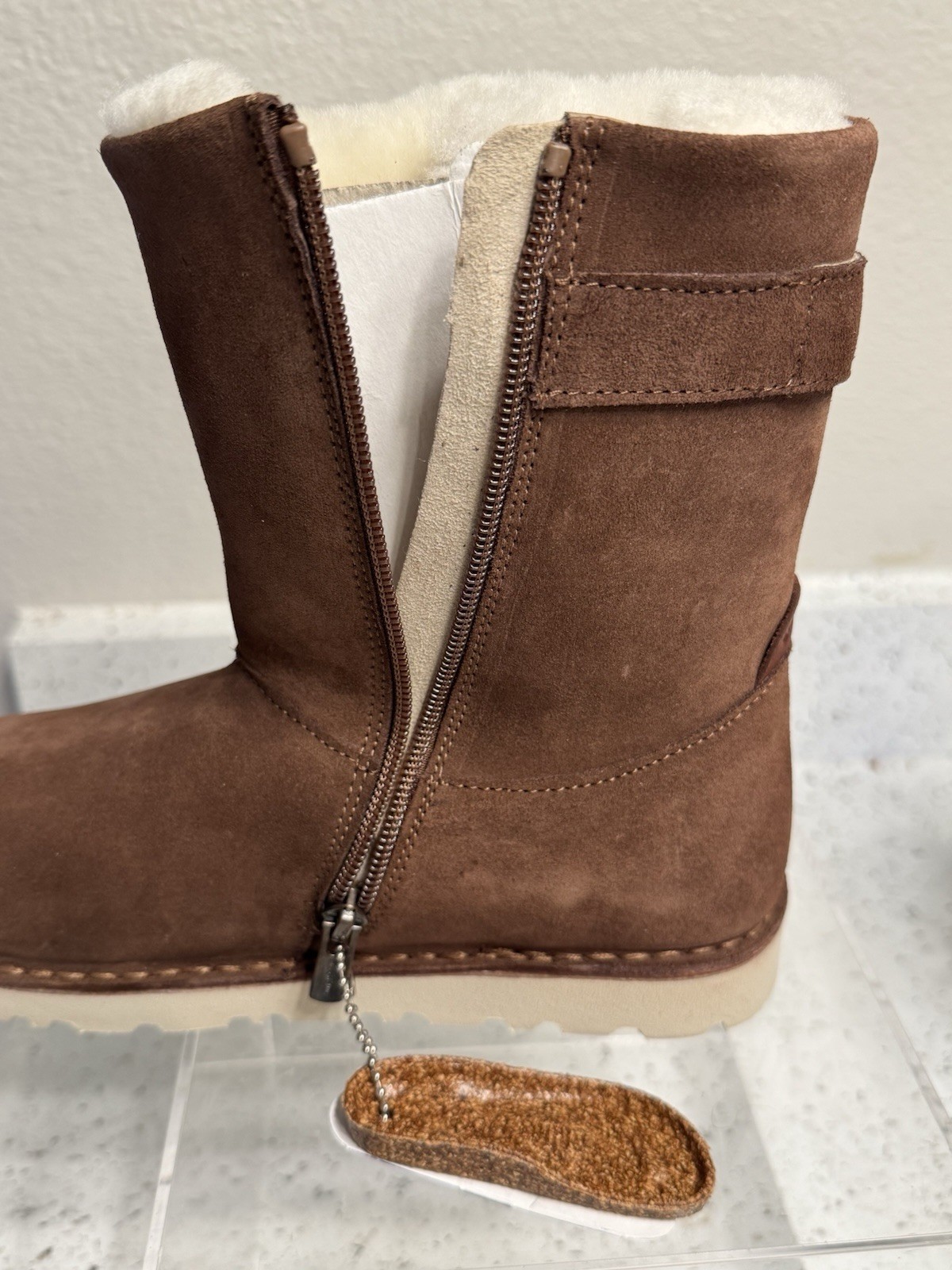 Birkenstock Westford Suede Shearling Espresso Brown Boots Women’s US 5-5.5 EU 36