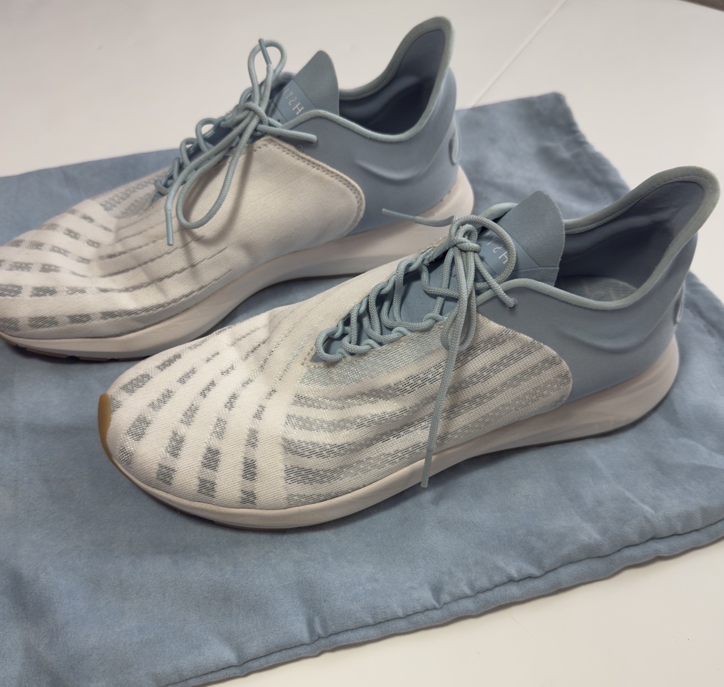 SAYSH One Women’s 11 Allyson Felix’s Lifestyle Everyday Sneaker Shoes White Blue