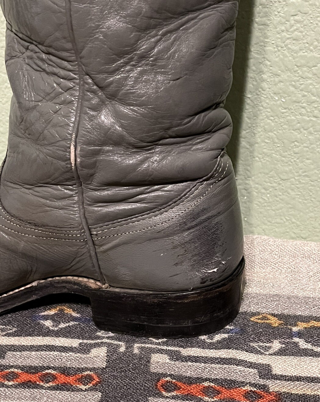 90’s Nocona Ropers Grey Women’s Cowboy Boots 6.5 C