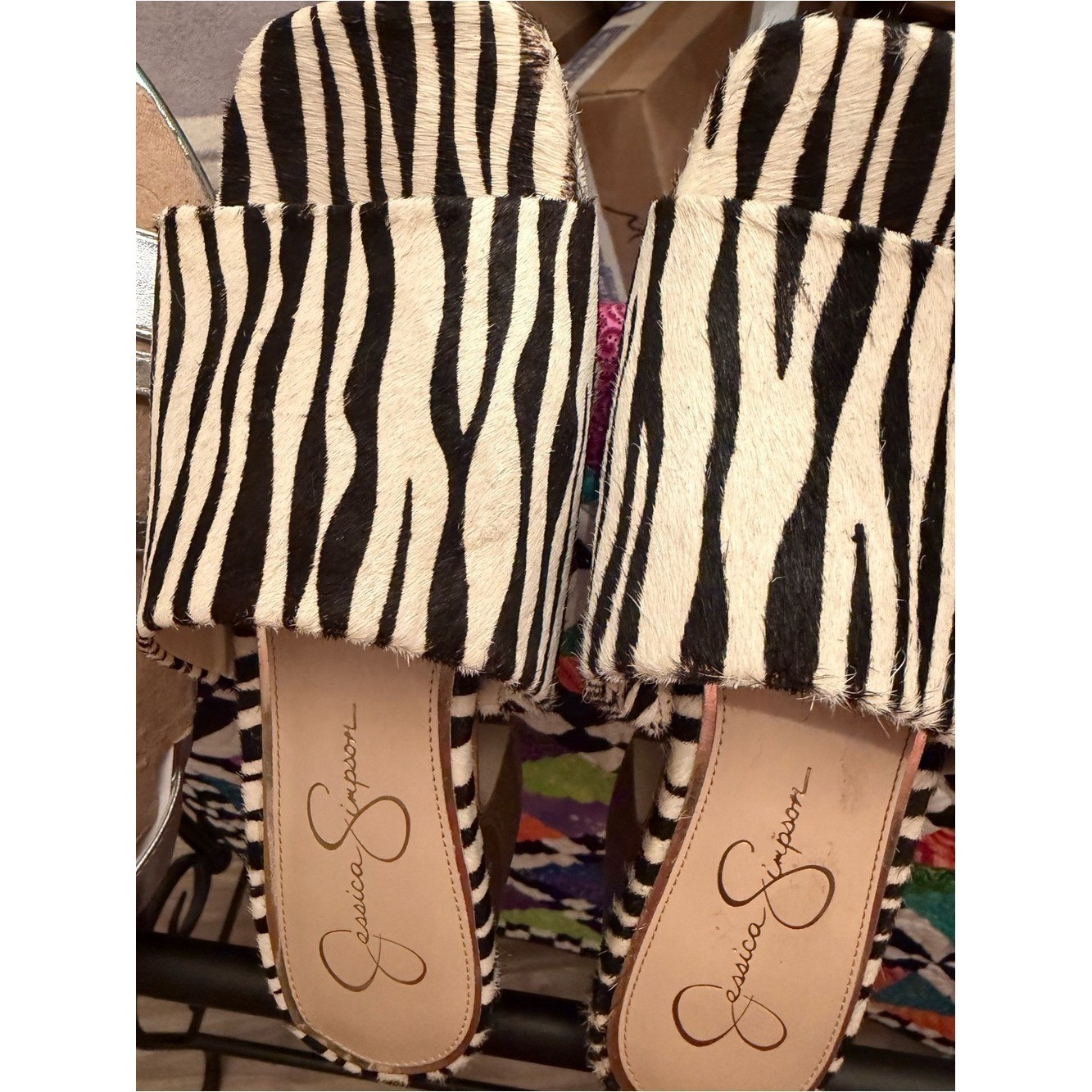 GET 3 pairs A Jessica Simpson shoes and Silver Strap-y Sandals, recovery shoes