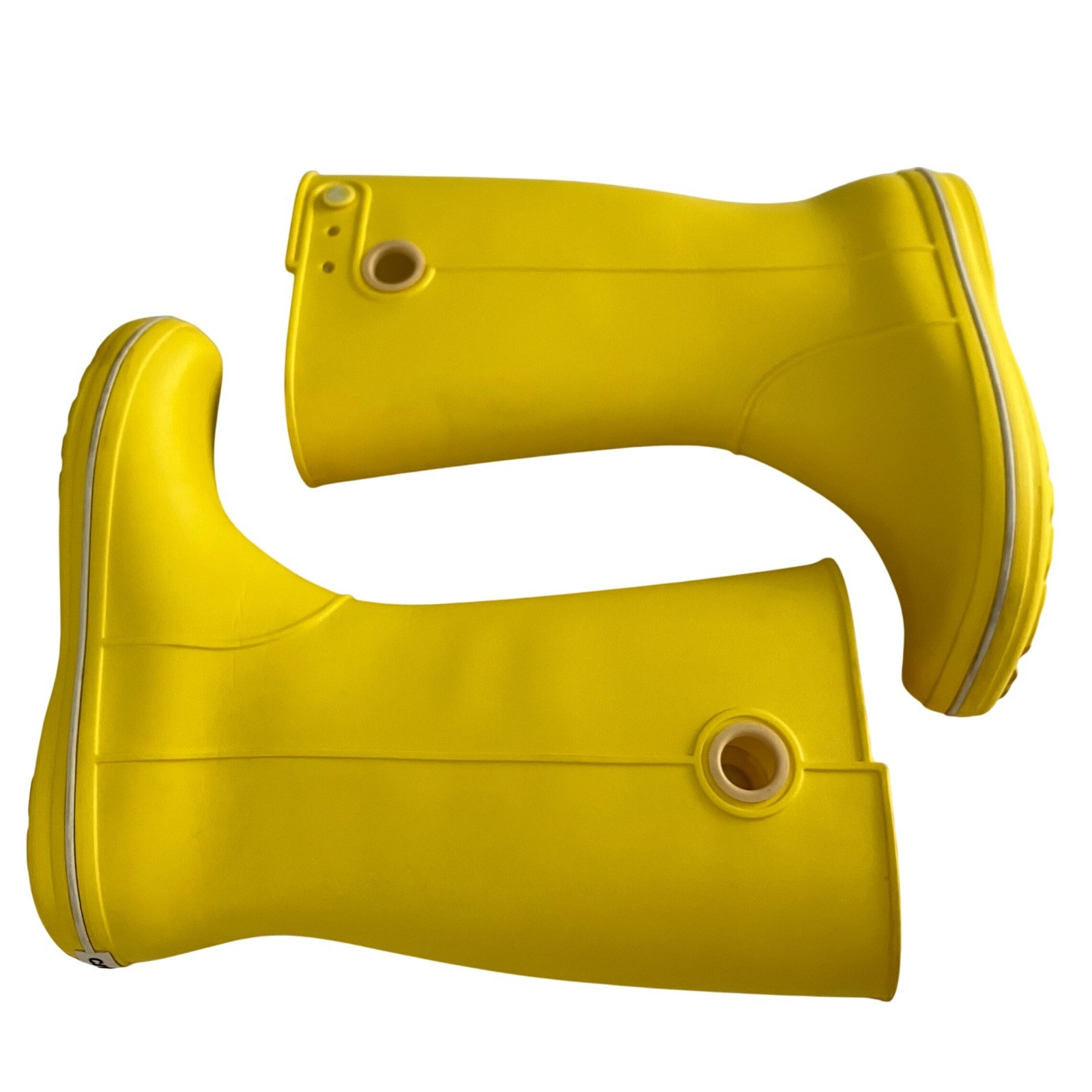 Crocs Womens Crocband Jaunt Lightweight Pull On Rain Boots Yellow GORP Size 9
