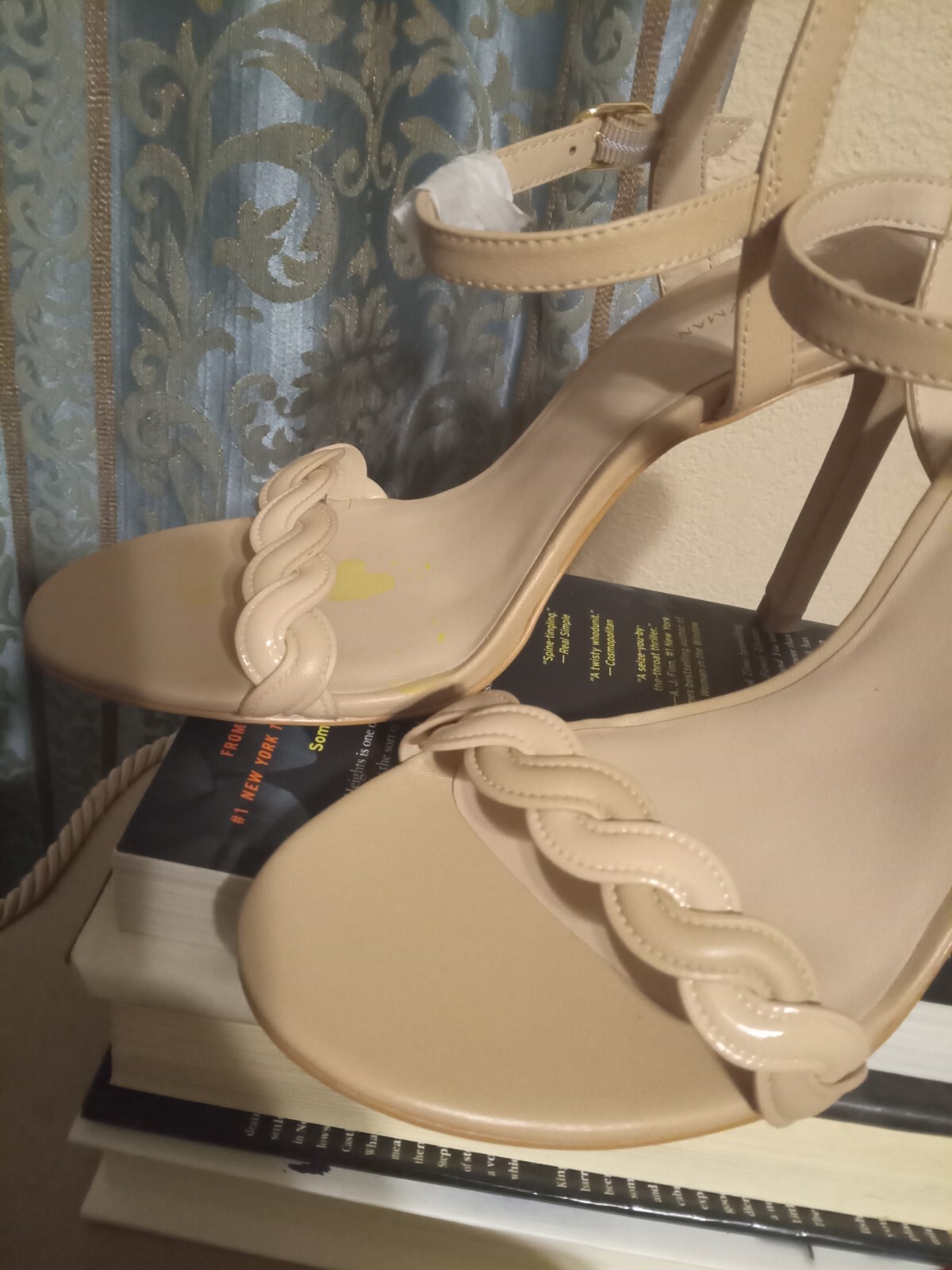 Stuart Weitzman Twistie Sandal Leather Ankle Strap High Heels Size 9.5 $295