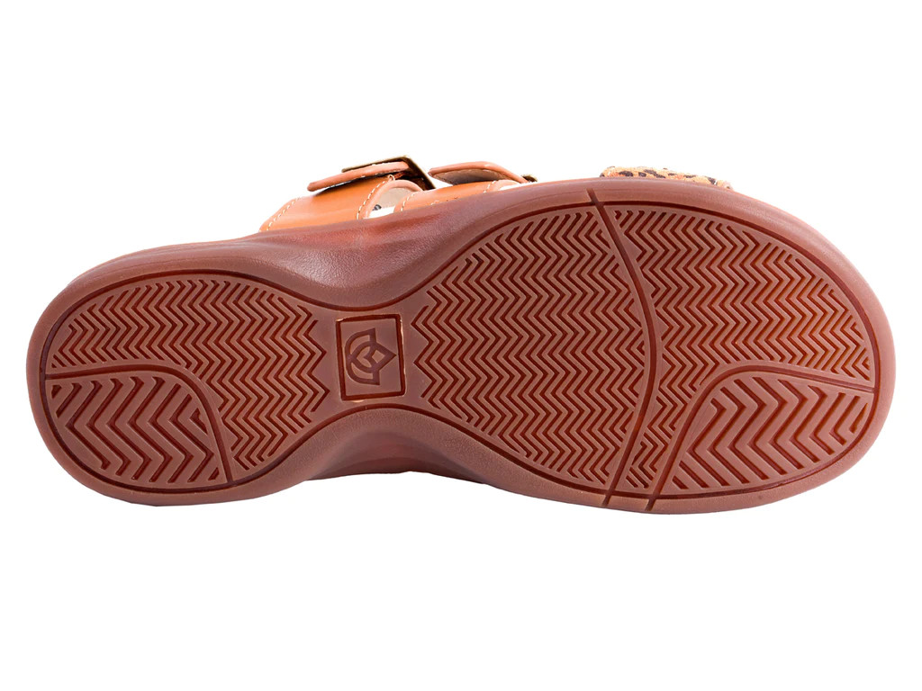 Spenco Total Support Orthotic Slide Women’s Sandals Cheetah Sz 9 1/2