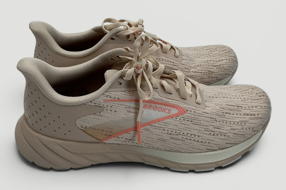 Brooks Anthem 7 Women’s Size 8.5 Almond/Grey/Desert Flower Running Shoes