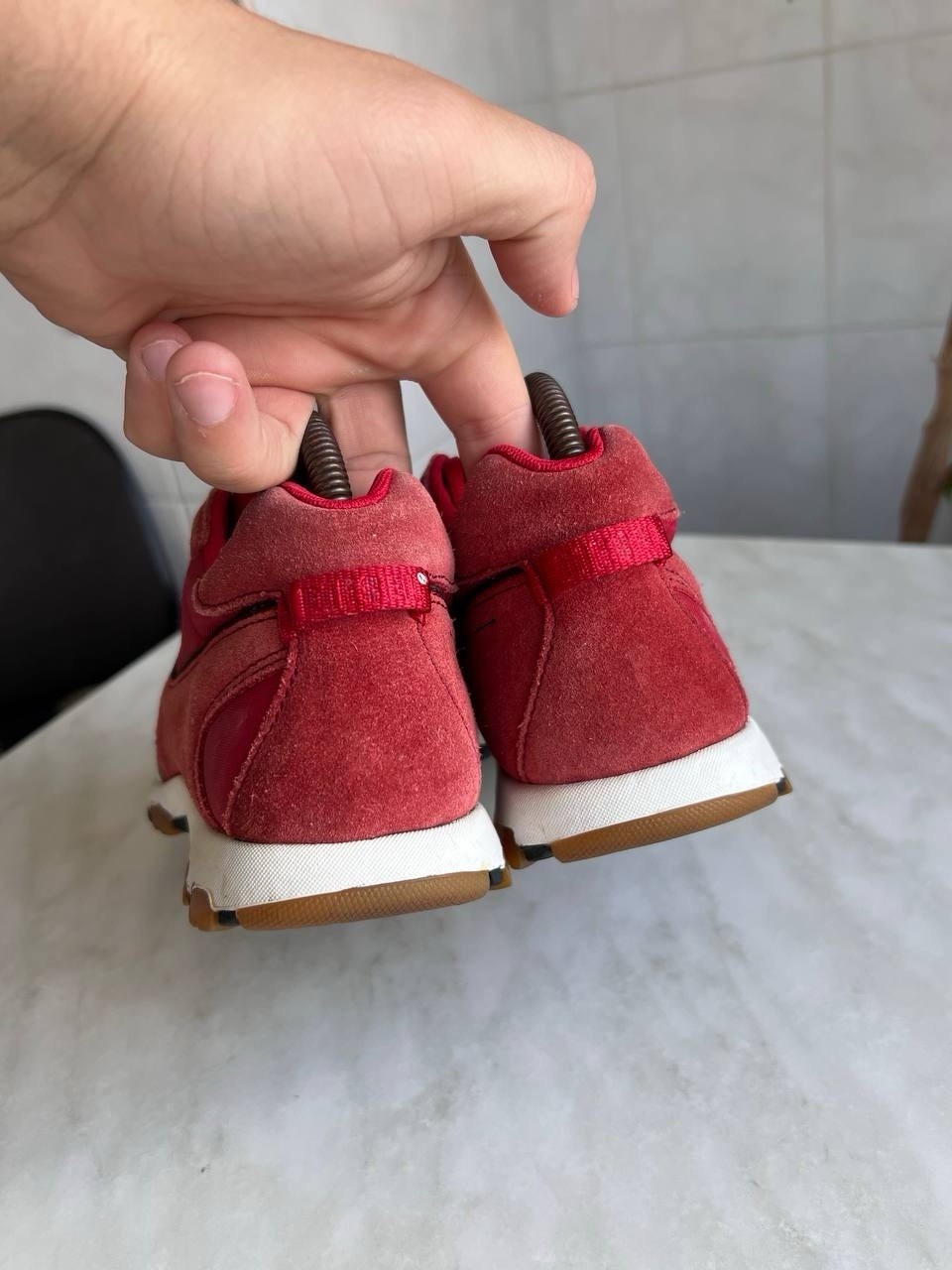 DIESEL Women’s Shoes Y2K Red Sneakers Moto Style Diesel Logo Vintage 90’s Sz 37