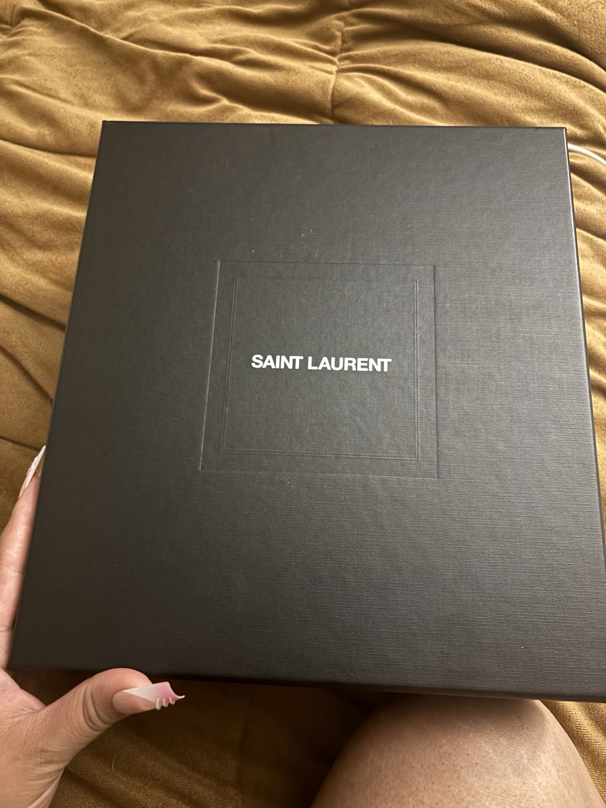 Saint Laurent Women’s Fever Sandal Purple Size 40.5