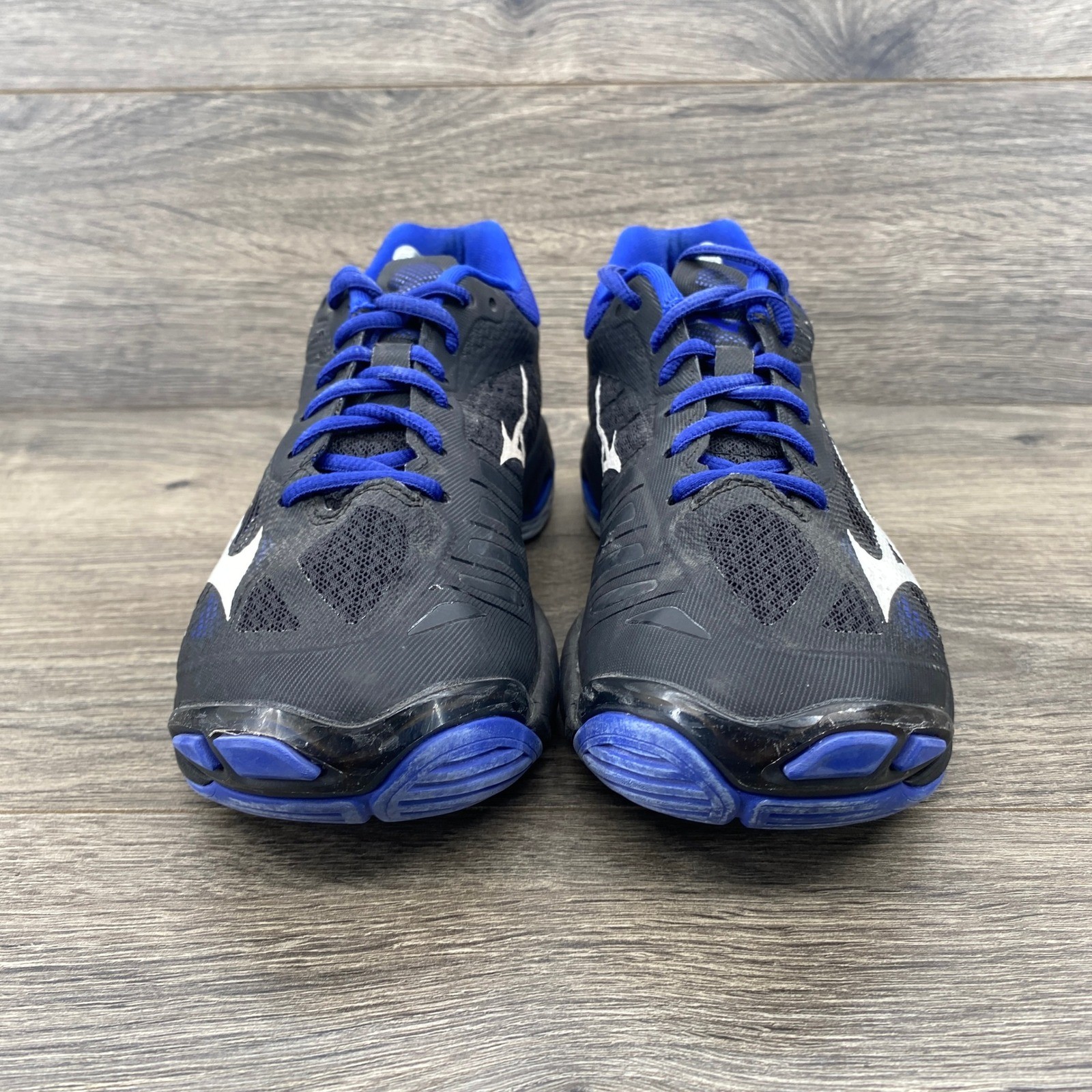 Mizuno Wave Lightning Z4 Women Volleyball Shoes Size 8 Blue Athletic Sneakers