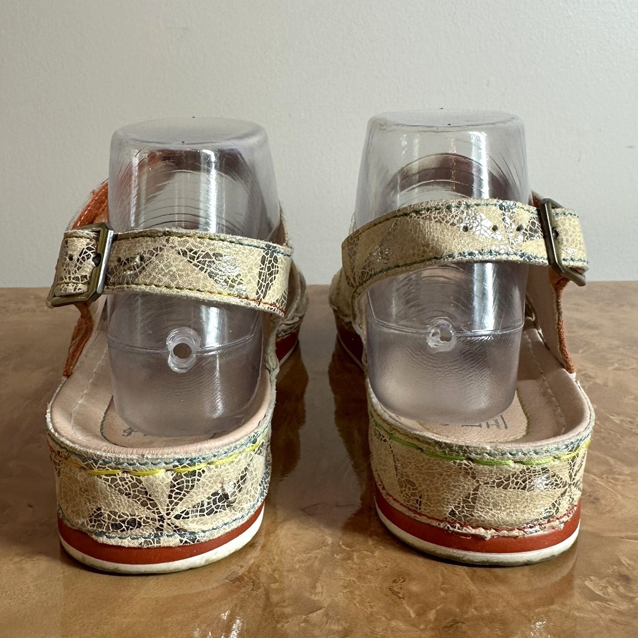 L’Artiste by Spring Step Payokya Leather Hook & Loop Sandals EU 39 US 8.5