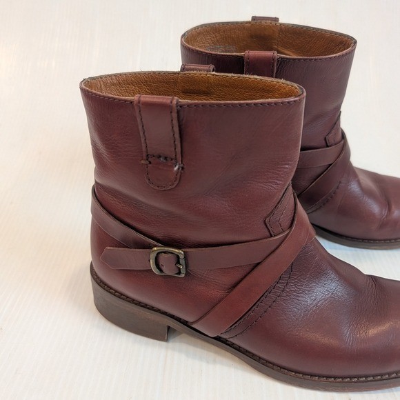 MADEWELL 1937 Women’s Short Moto Biker Ankle Boots Size 8.5