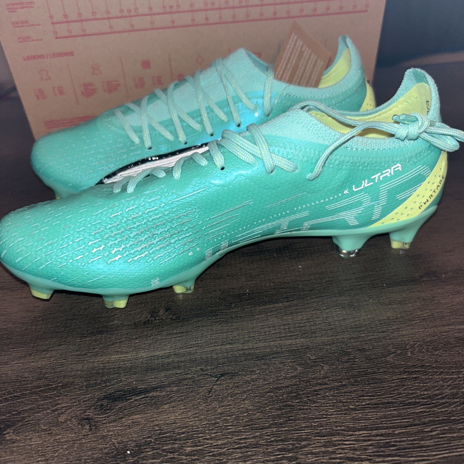 🔥NEW W SZ 6 Puma Ultra Ultimate Firm GroundAg Soccer Womens Green MSRP $220