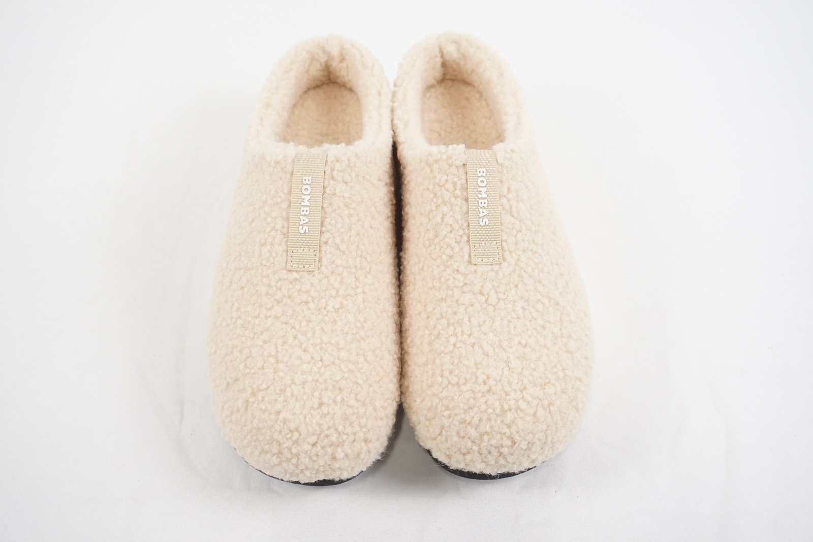 Bombas Sunday Slipper Faux-Fur Sherpa Slip-On Mule In Cream – Women’s Size 7