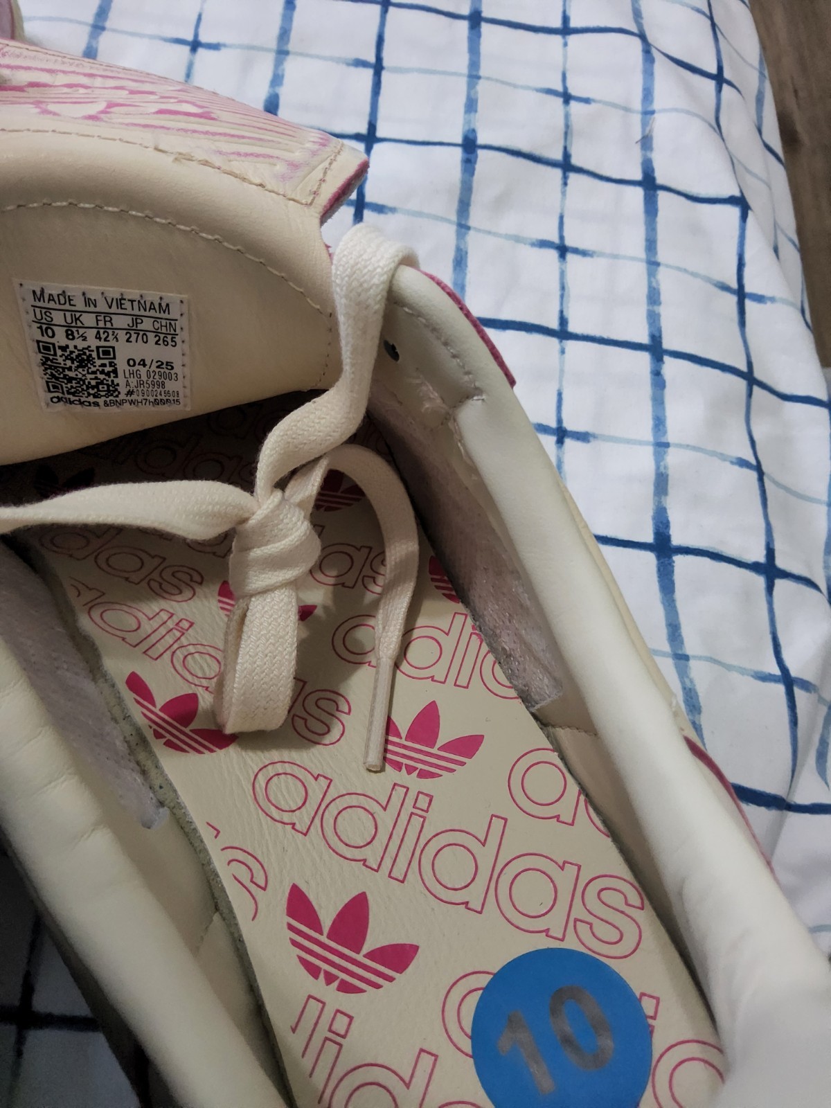 Size 10 – adidas Samba LT Color Fade Pack – Cream Shock Pink W