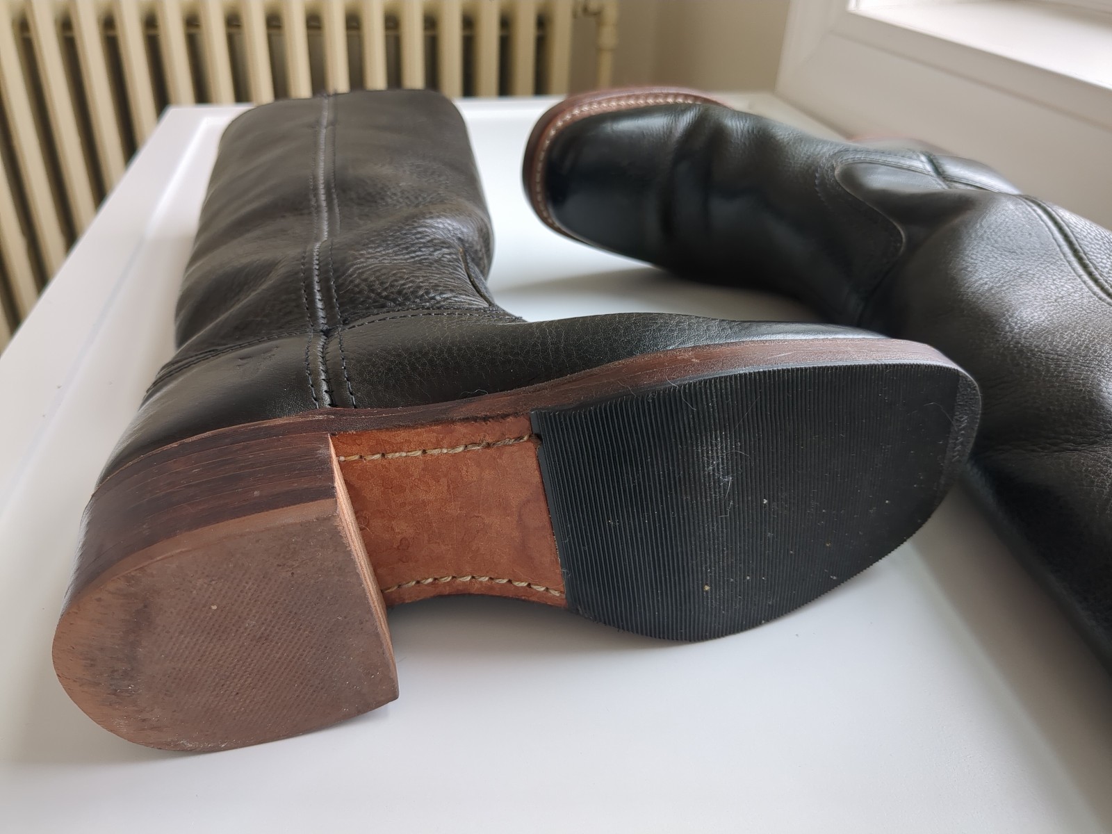Vintage Frye 14L Campus leather boots women size 6 – excellent condition