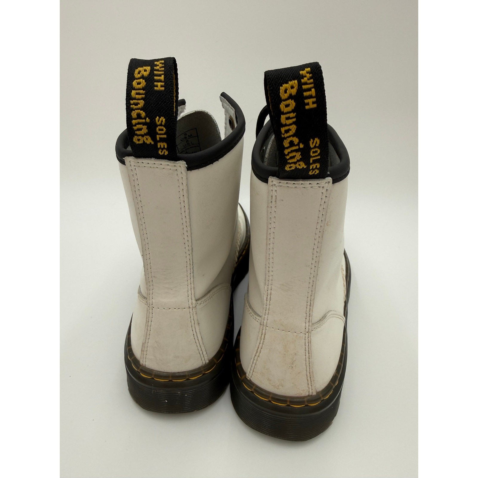 Dr. Marten White Leather Boots