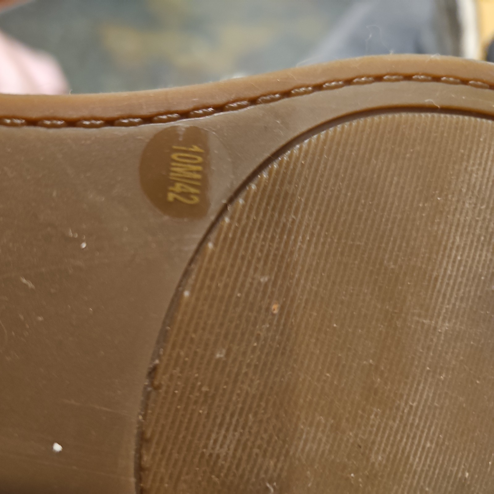 Lucky Brand Wedge Sandals Womens Size 10M Taupe Leather Buckle Strap Brand New