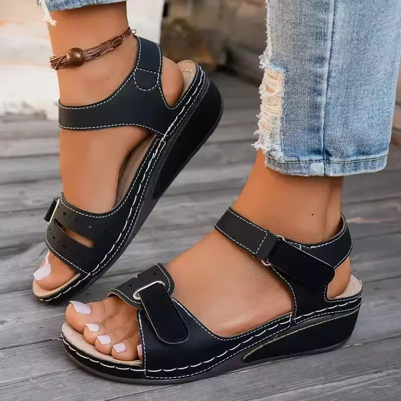 2026 NEW Women’s Orthopedic Wedge Sandals Soft Sole Comfort Summer Walking Shoes