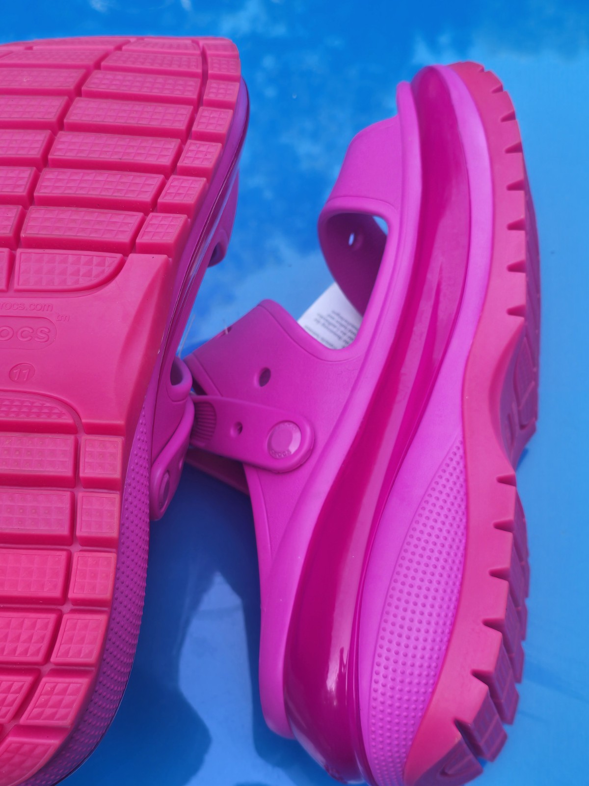 Crocs Mega Crush Platform Clog Sandal Sz: M 11 Color Bubble Pink