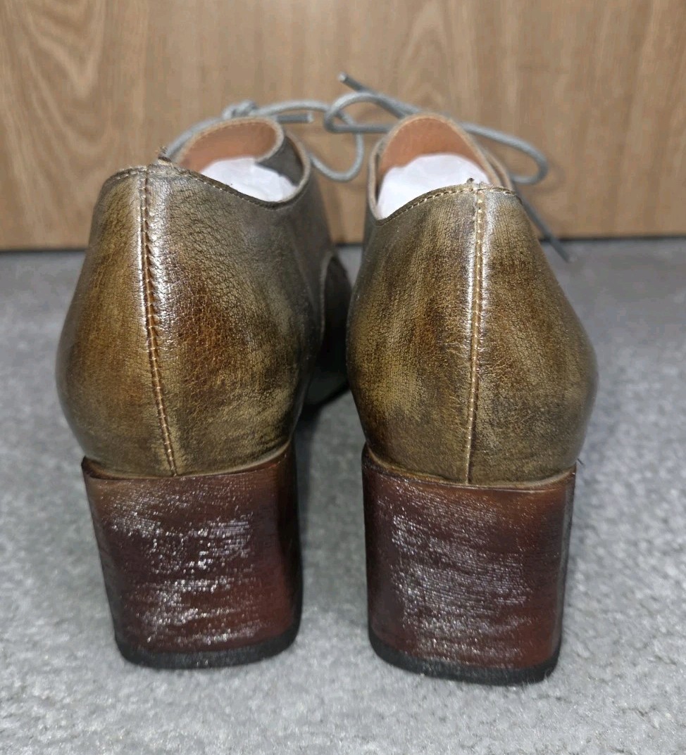 Women’s L’Artiste by Spring Step Leather Heeled Oxfords 42 M Nice!