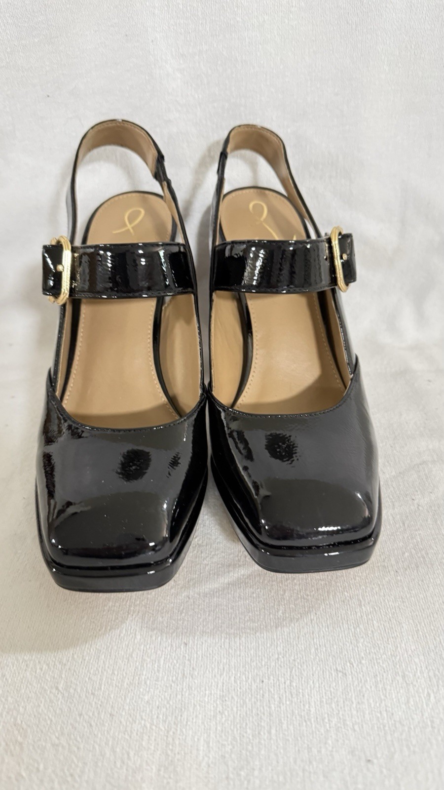 Sam Edelman Womens Size 7.5 Jildie Black Pumps Mary Jane Heels