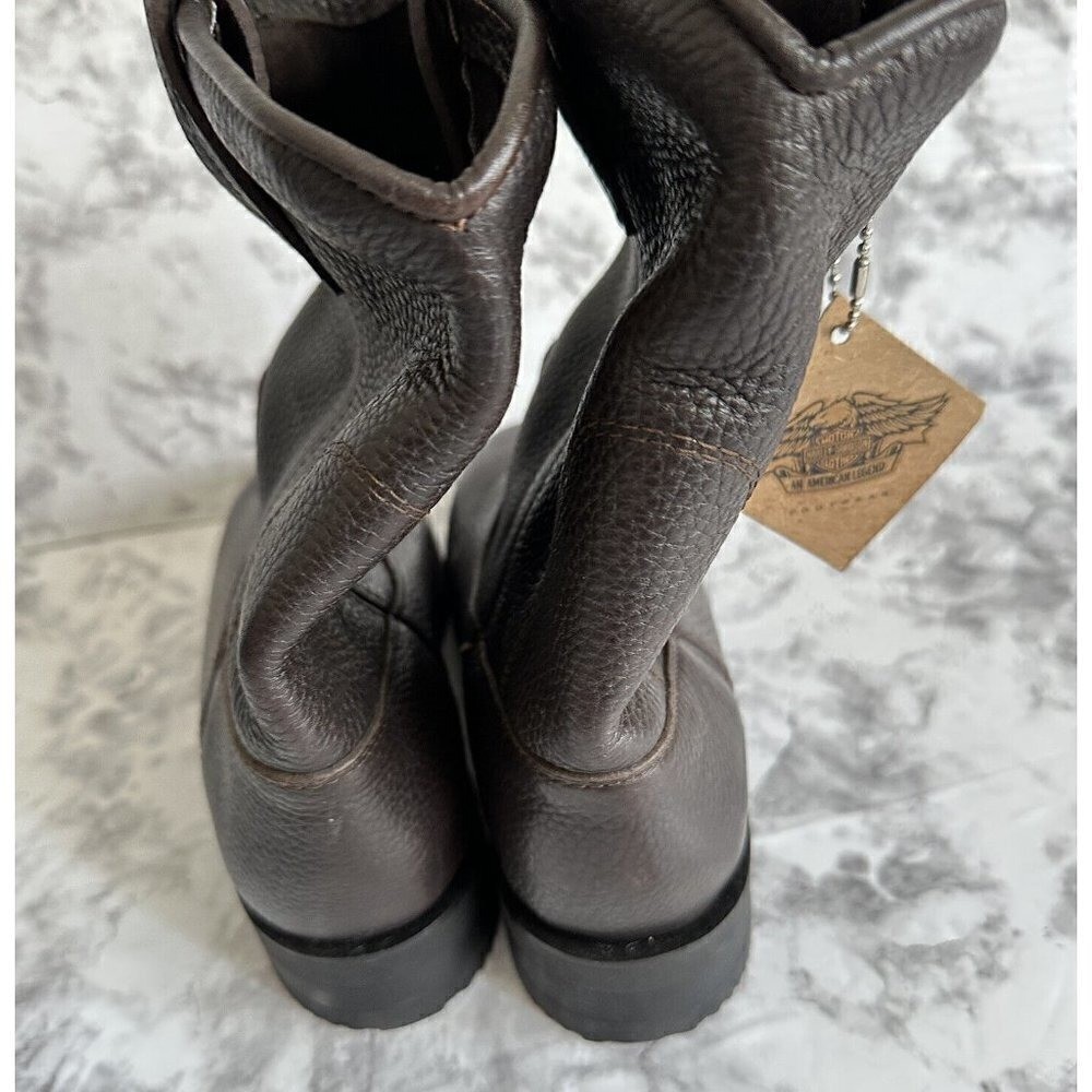 Harley Davidson Womens Size 5 M Brown Leather Boots New