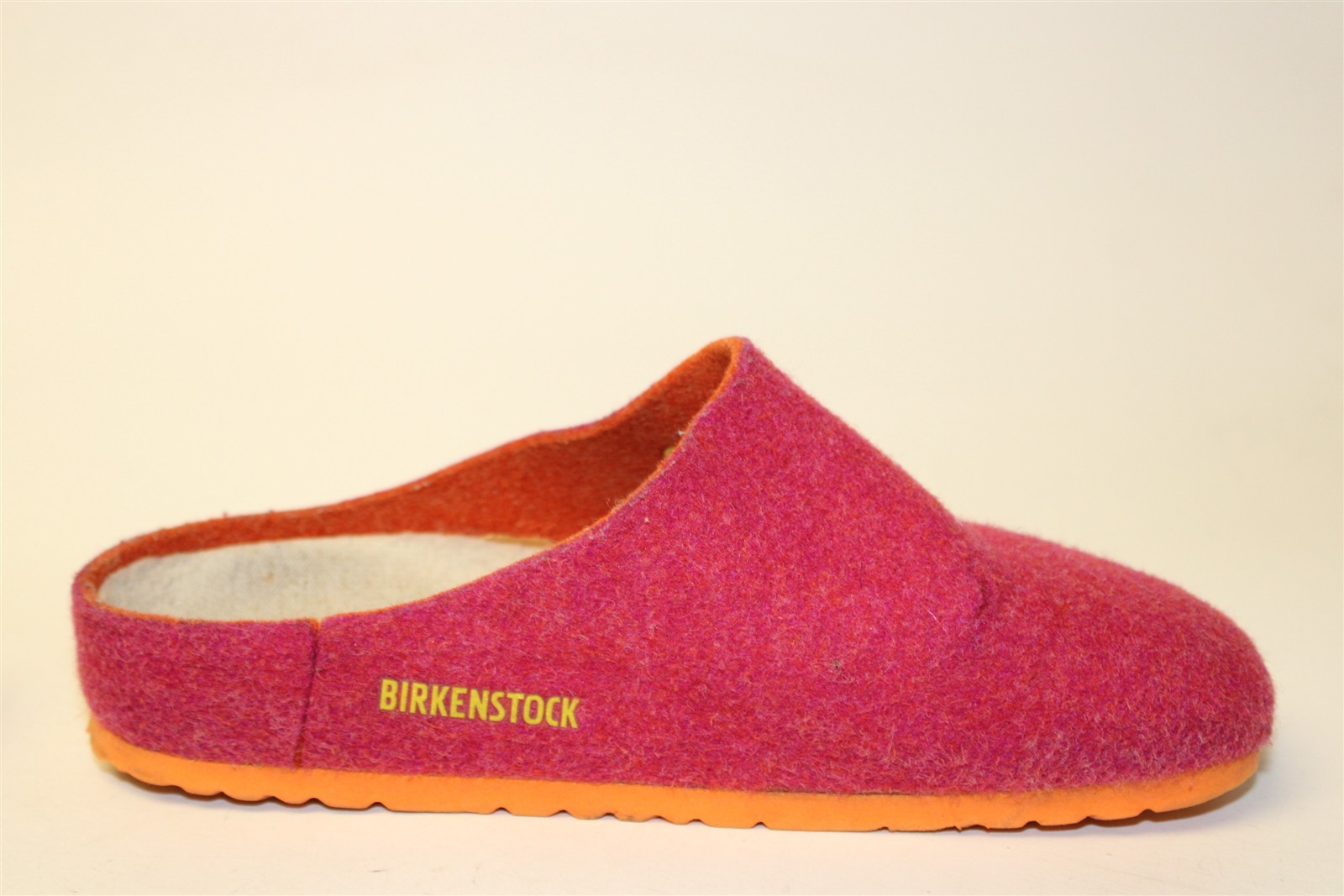 Birkenstock Germany Made Kaprun Happy Fuschia Womens US 6 EUR 37 Wool Felt Clogs