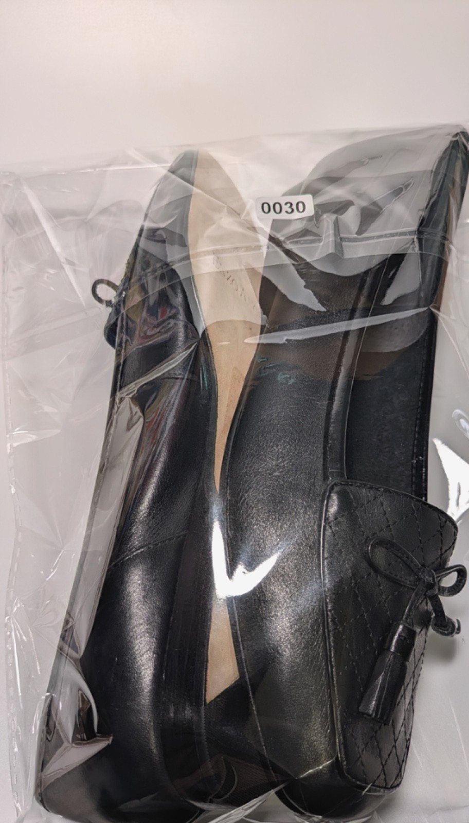 Enzo Angiolini “Lizzia” Black Leather Quilted Flat loafer Women’s Size 7M New